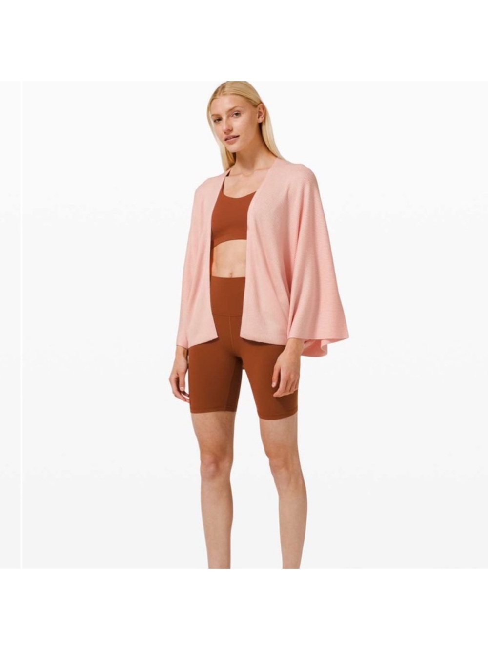 Lululemon Cashlu Knit Textured Wrap
